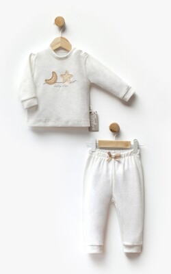 Toptan Kız Bebek 2'Li Eşofman Takımı 6-18M Flexi Baby 2063-218050 - 3