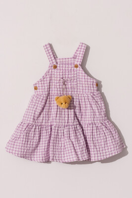 Toptan Kız Bebek Ayıcık Aksesuarlı Elbise 6-18M Tuffy 1099-1208 - Tuffy