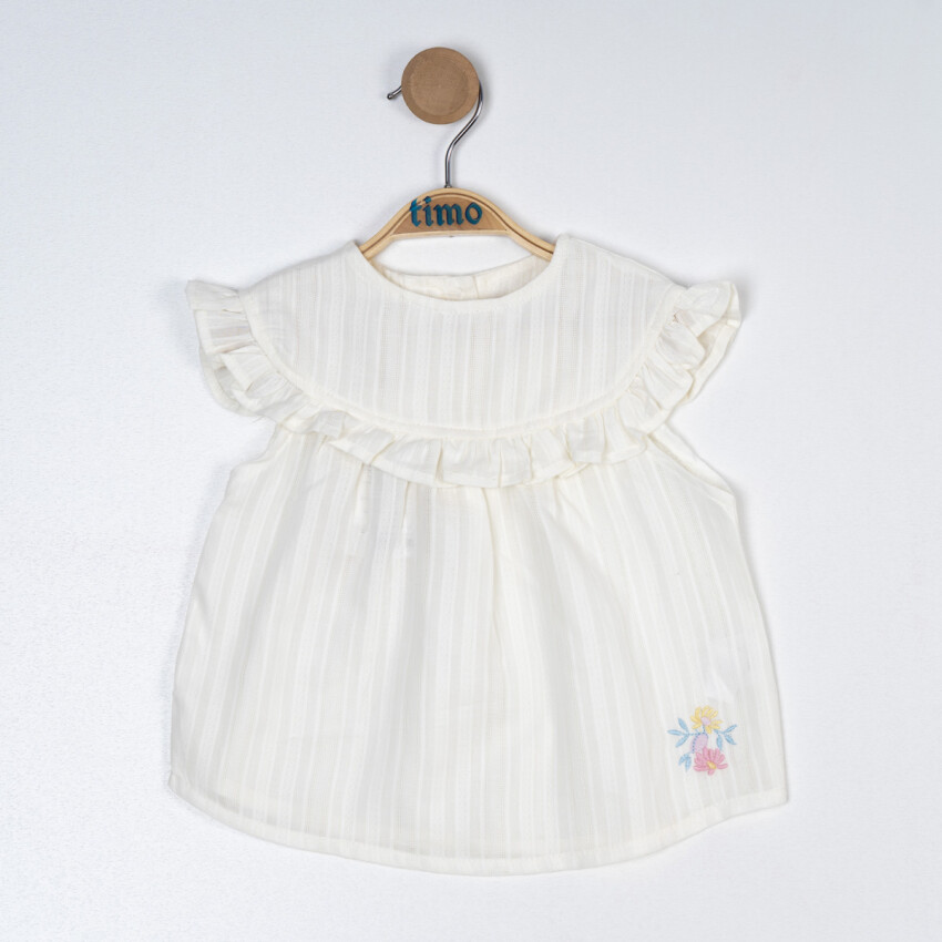 Toptan Kız Bebek Bluz 6-24M Timo 1018-TK5DÜ202243621 - 2