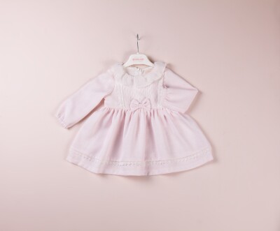 Toptan Kız Bebek Dantalli Elbise 6-18M BabyRose 1002-4108 - BabyRose (1)