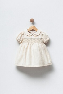 Toptan Kız Bebek Elbise 3-12M Babyline 2015-24111 - 1
