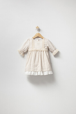 Toptan Kız Bebek Elbise 3-18M Tongs 1028-5125 - Tongs