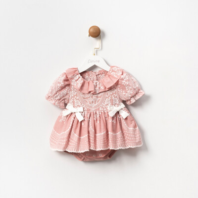 Toptan Kız Bebek Elbise 6-18M Cumino 1014-CMN3514 - Cumino