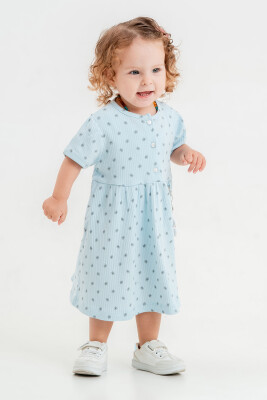 Toptan Kız Bebek Elbise 6-18M Tuffy 1099-1204 - 3