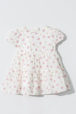 Toptan Kız Bebek Elbise 6-18M Tuffy 1099-1209 - 1