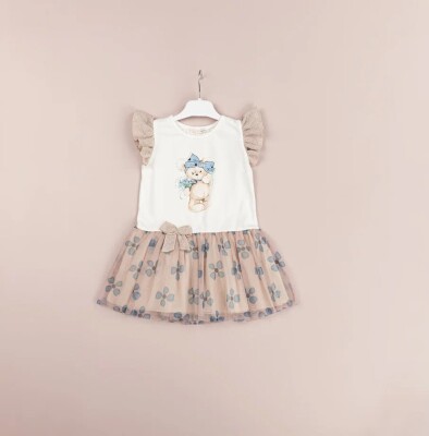 Toptan Kız Bebek Elbise 9-24M BabyRose 1002-4511 - BabyRose