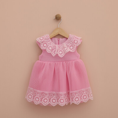 Toptan Kız Bebek Elbise 9-24M Lilax 1049-6360 - 1