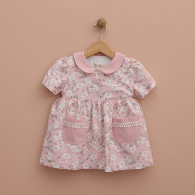 Toptan Kız Bebek Elbise 9-24M Lilax 1049-6376 - 2