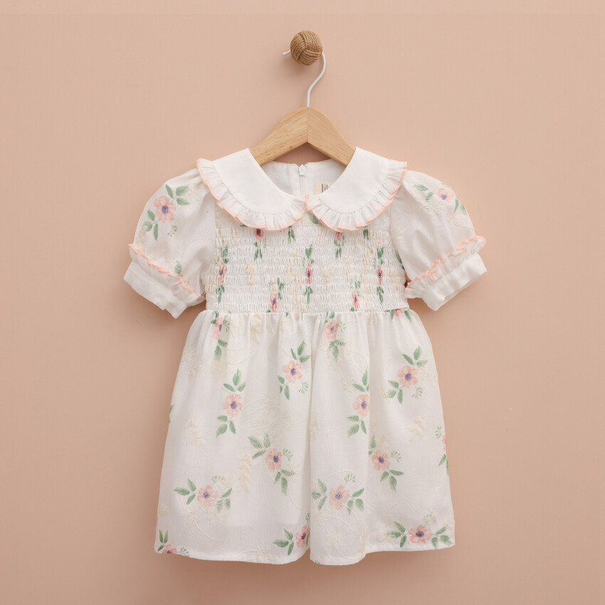 Toptan Kız Bebek Elbise 9-24M Lilax 1049-6393 - 3