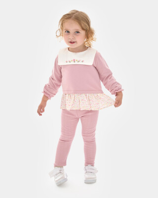 Toptan Kız Bebek Eşofman Takımı 9-24M Bupper Kids 1053-24111 - 1