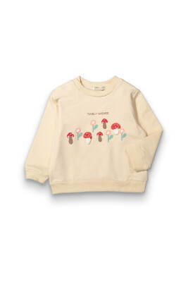 Toptan Kız Bebek Sweatshirt 6-18M Tuffy 1099-0413 - 2