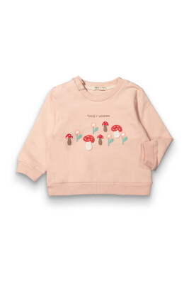 Toptan Kız Bebek Sweatshirt 6-18M Tuffy 1099-0413 - 3