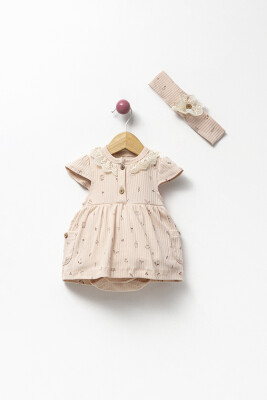 Toptan Kız Bebek Taçlı Elbise 3-12M Bubbles 2040-3014 - Bubbles (1)
