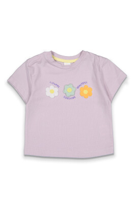 Toptan Kız Bebek Tişört 6-18M Tuffy 1099-1904 Açık Lila