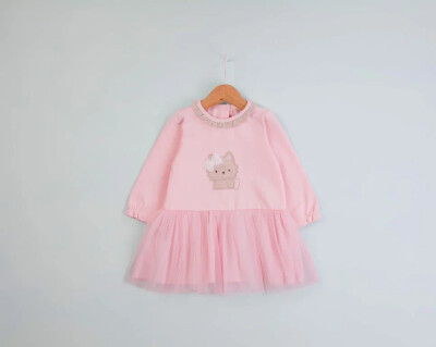 Toptan Kız Bebek Tüllü Elbise 6-18M BabyRose 1002-7789 - 2