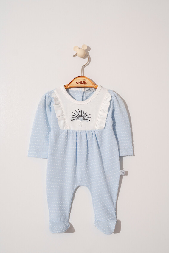 Toptan Kız Bebek Tulum 0-6M Miniborn 2019-6311 - 1