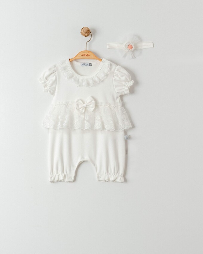 Toptan Kız Bebek Tulum 3-18M Miniborn 2019-6288 - 2