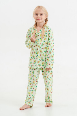 Toptan Kız Çocuk 2'li Pijama Takımı 6-9Y Tuffy 1099-1056 - 6