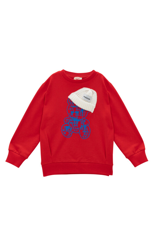 Toptan Kız Çocuk Baskılı Sweatshirt 1-12Y Zeyland 1070-252Z4KEP64 - 2