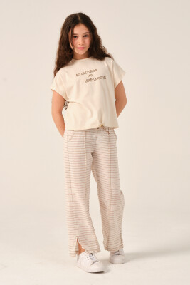 Toptan Kız Çocuk Baskılı T-shirt 8-15Y Jazziee 2051-241Z4ALY51 - Jazziee (1)