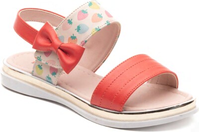 Toptan Kız Çocuk Desenli Sandalet 26-30EU Minican 1060-X-P-S09 - Minican