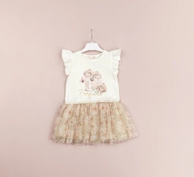 Toptan Kız Çocuk Elbise 1-4Y BabyRose 1002-4518 - 2