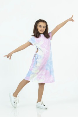Toptan Kız Çocuk Elbise 10-13Y Tuffy 1099-9666 - Tuffy