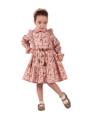 Toptan Kız Çocuk Elbise 2-5Y Elayza 2023-2289 - Elayza