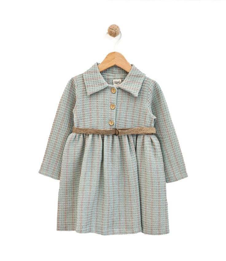 Toptan Kız Çocuk Elbise 2-5Y Lilax 1049-6157 - 1