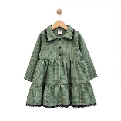 Toptan Kız Çocuk Elbise 2-5Y Lilax 1049-6225 - Lilax