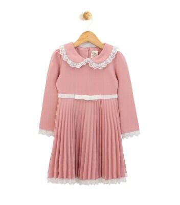 Toptan Kız Çocuk Elbise 2-5Y Lilax 1049-6236 - Lilax