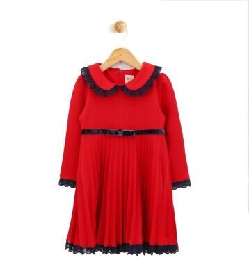 Toptan Kız Çocuk Elbise 2-5Y Lilax 1049-6236 - 2