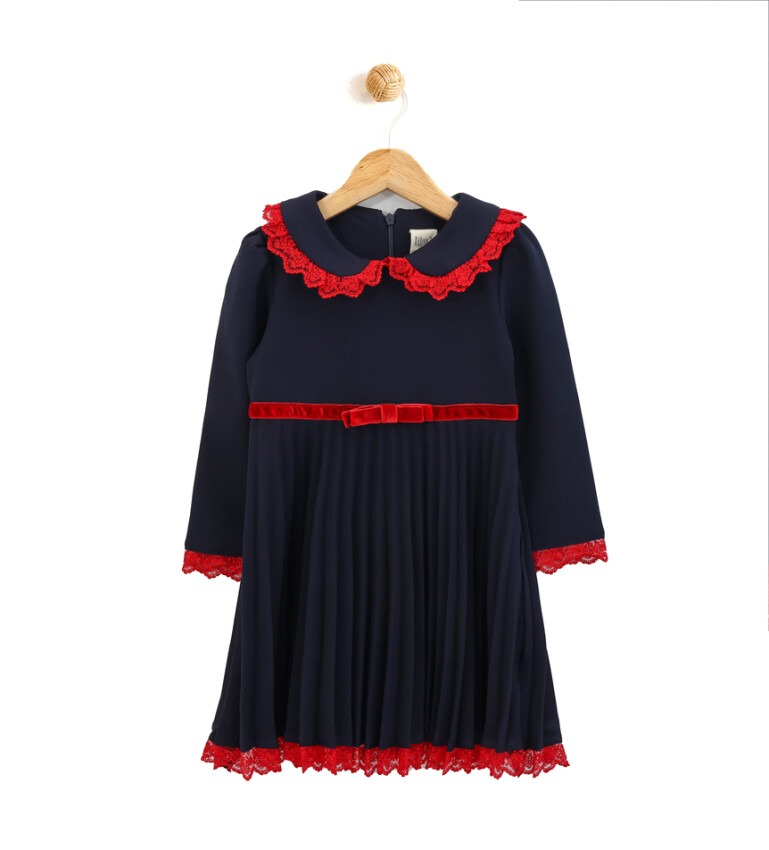 Toptan Kız Çocuk Elbise 2-5Y Lilax 1049-6236 - 3