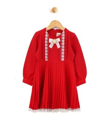 Toptan Kız Çocuk Elbise 2-5Y Lilax 1049-6237 - Lilax (1)