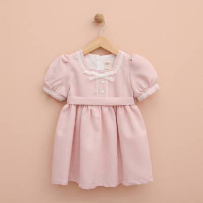 Toptan Kız Çocuk Elbise 2-5Y Lilax 1049-6366 - Lilax (1)