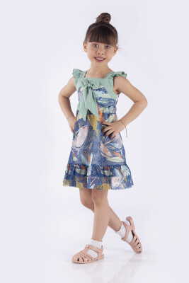 Toptan Kız Çocuk Elbise 2-5Y Pafim 2041-Y22-2391 - Pafim