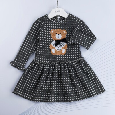 Toptan Kız Çocuk Elbise 2-5Y Sani 1068-9904 - Sani
