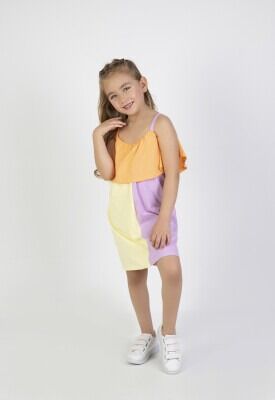 Toptan Kız Çocuk Elbise 2-5Y Tuffy 1099-9642 - Tuffy
