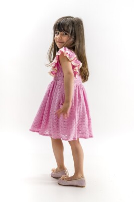 Toptan Kız Çocuk Elbise 2-5Y Wecan 1022-23131 - 1