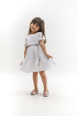 Toptan Kız Çocuk Elbise 2-5Y Wecan 1022-23327 - 1