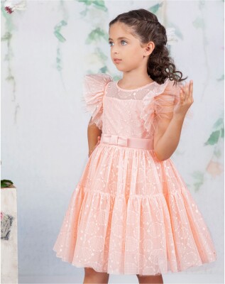 Toptan Kız Çocuk Elbise 2-5Y Wizzy 2038-3349 - 2