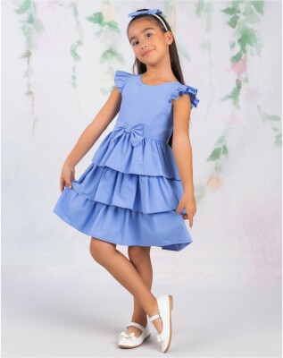Toptan Kız Çocuk Elbise 2-5Y Wizzy 2038-3458 - 1