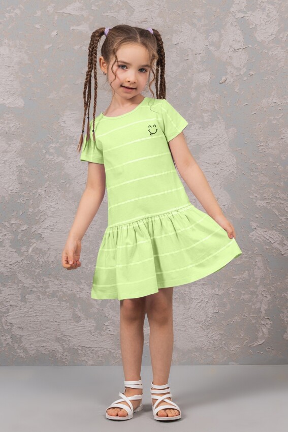 Toptan Kız Çocuk Elbise 3-7Y DMB Boys&Girls 1081-0246 - 2