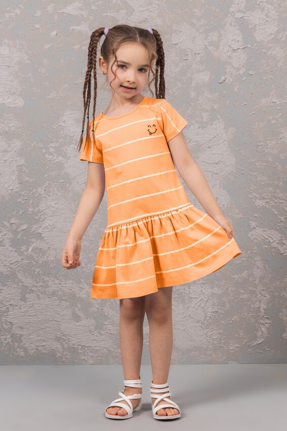 Toptan Kız Çocuk Elbise 3-7Y DMB Boys&Girls 1081-0246 - 4