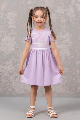 Toptan Kız Çocuk Elbise 3-8Y Boys&Girls 1081-0242 - 4