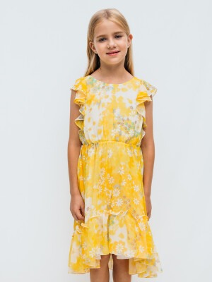 Toptan Kız Çocuk Elbise 4-12Y Sheshe 1083-DSL0166 - Sheshe