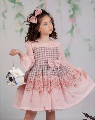 Toptan Kız Çocuk Elbise 6-9Y Wizzy 2038-3345 - Wizzy (1)