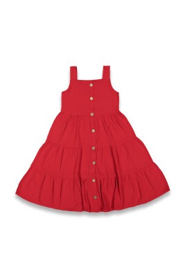Toptan Kız Çocuk Elbise 8-16Y Panino 1077-22029 - Panino