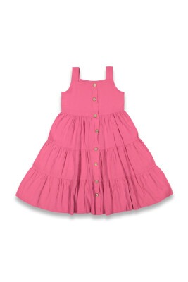 Toptan Kız Çocuk Elbise 8-16Y Panino 1077-22029 - 2