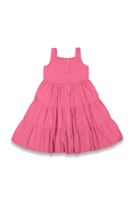 Toptan Kız Çocuk Elbise 8-16Y Panino 1077-22029 - 2